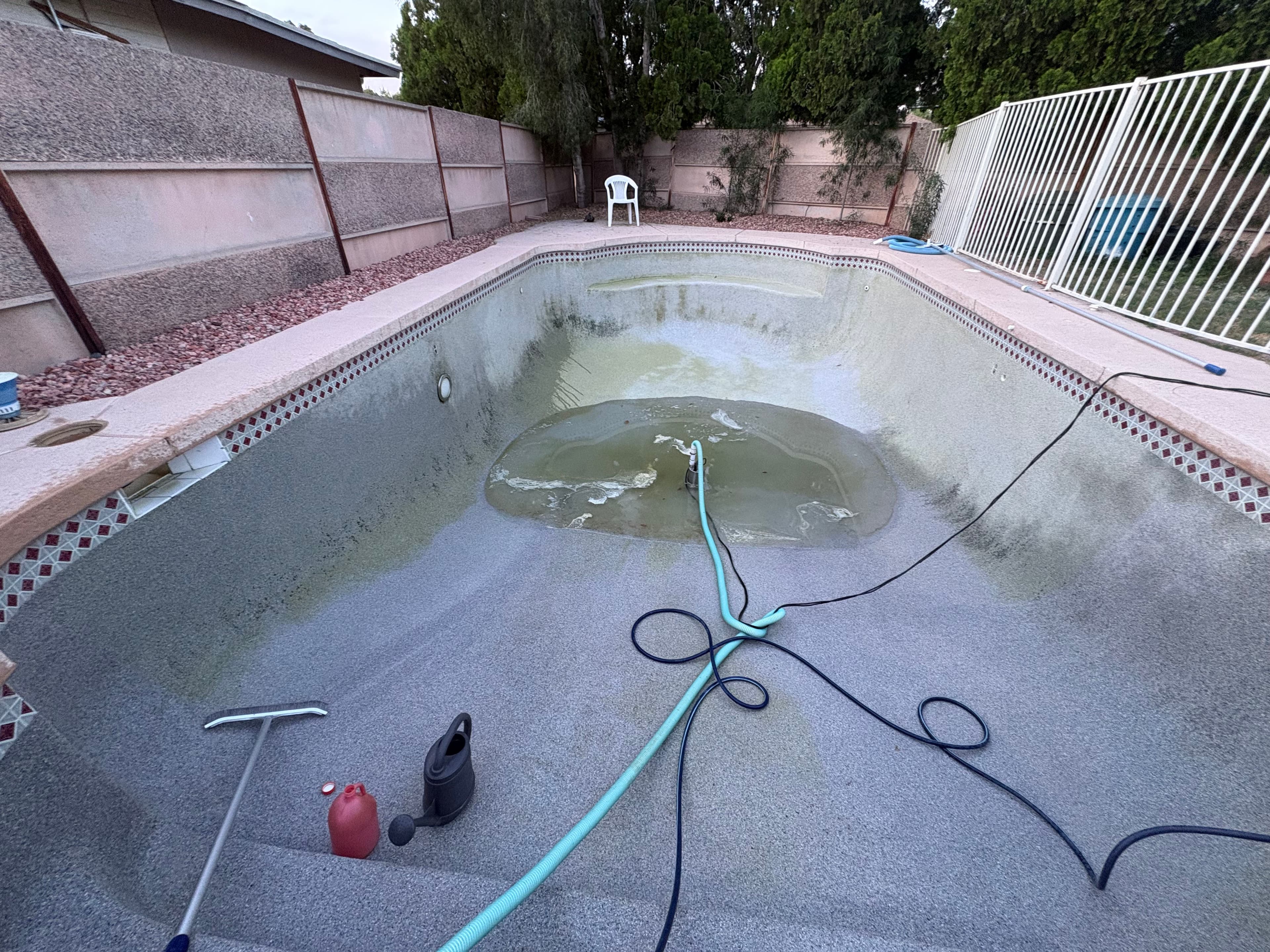Project Green Pool Drain, Wash and Filter Sand Change in Arizona image