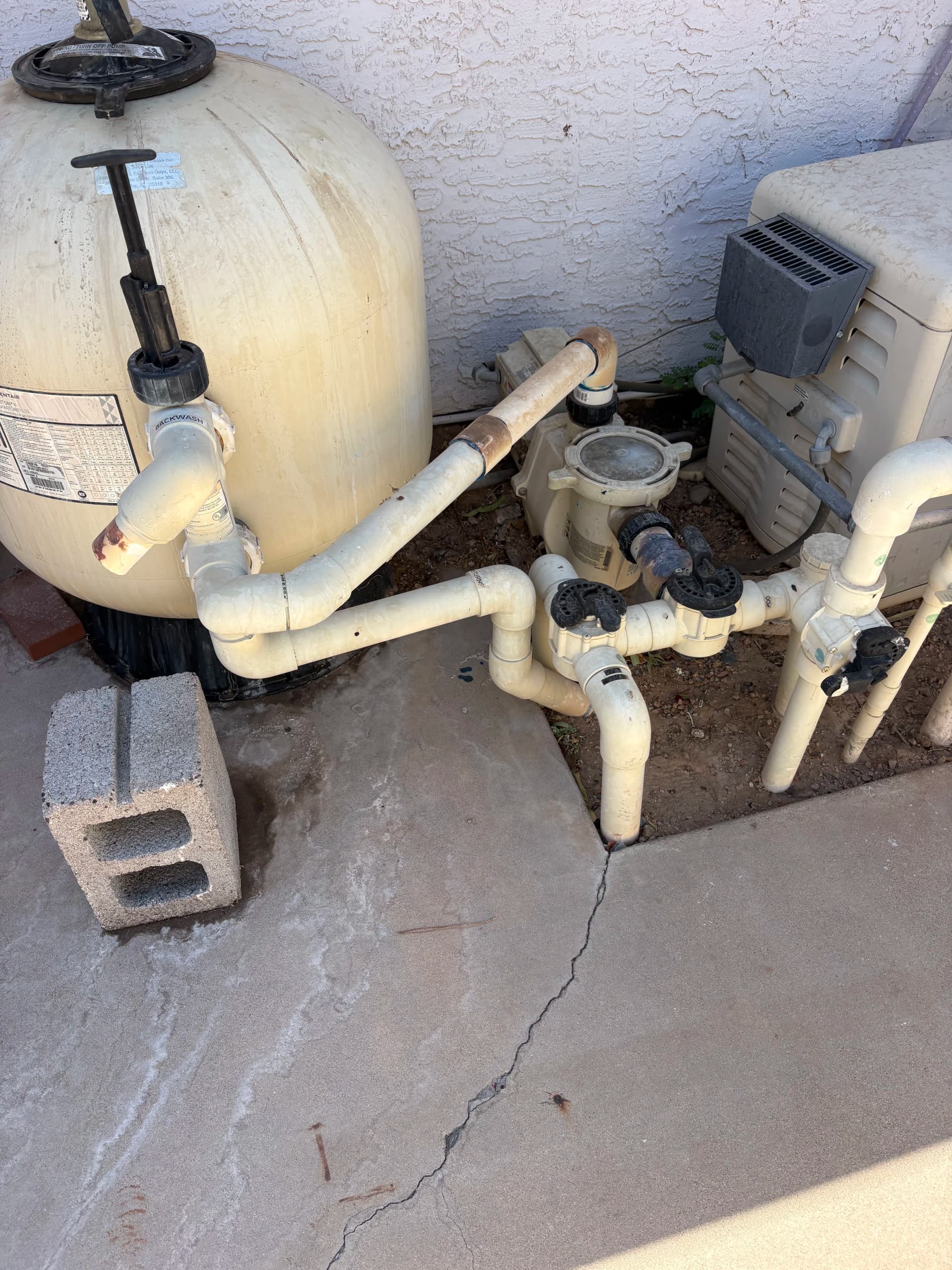 Sand Filter Swapped for a Cartridge Filter - Plus a Full Pool Drain and Wash image