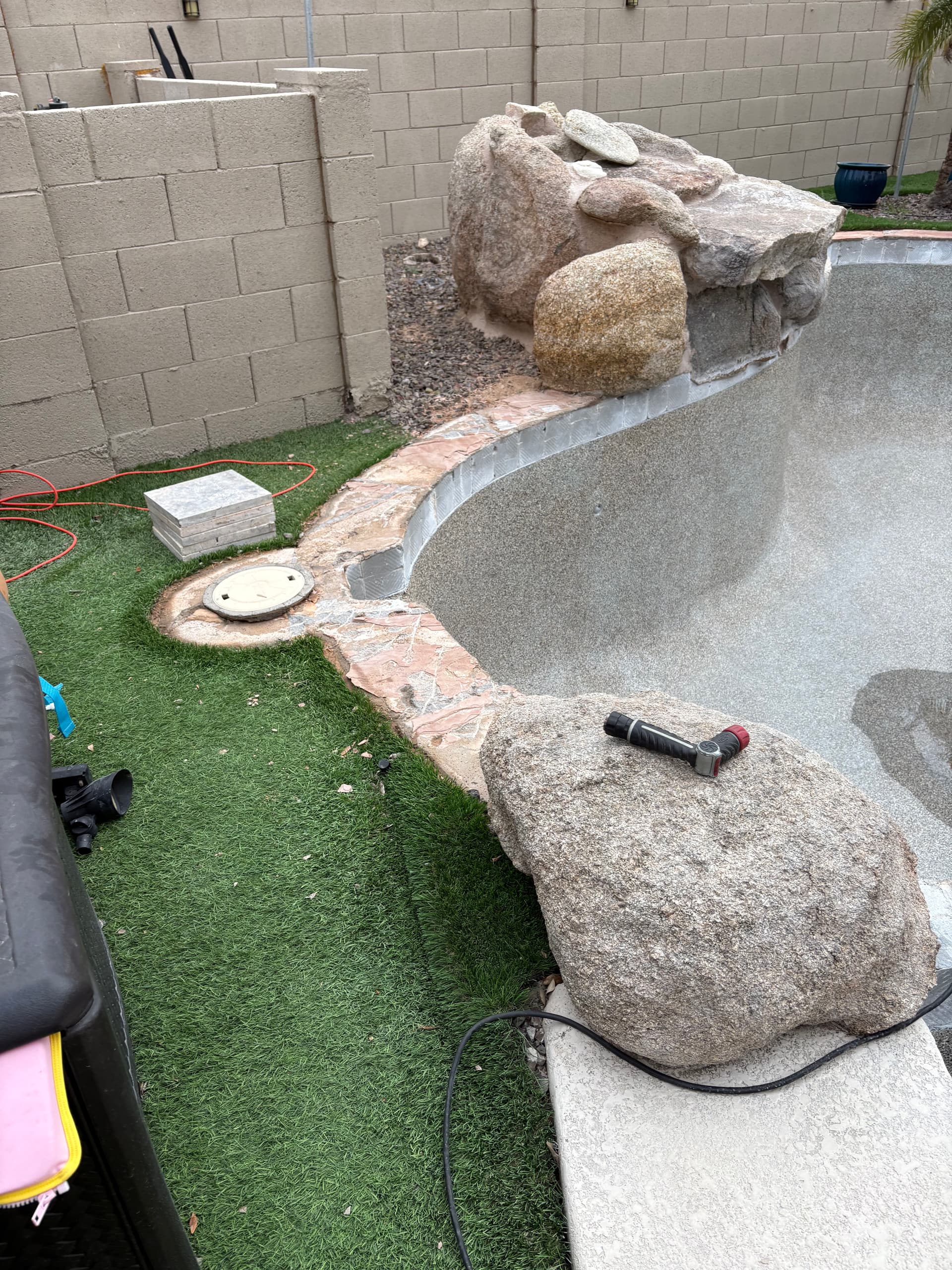 Pool Makeover with Travertine in Arizona