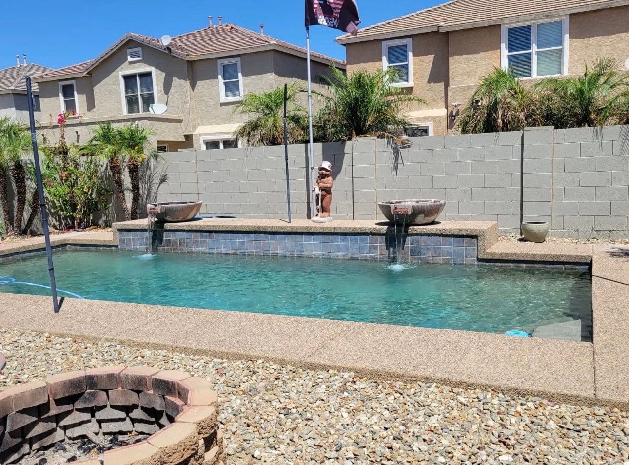 Project Pool and Waterfall Upgrade for a Backyard Oasis image