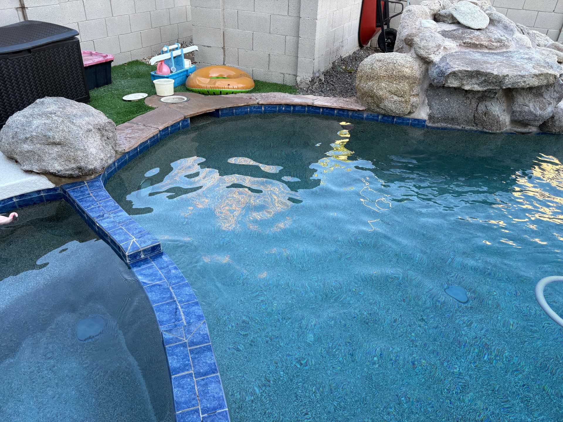 Pool Makeover with Travertine in Arizona