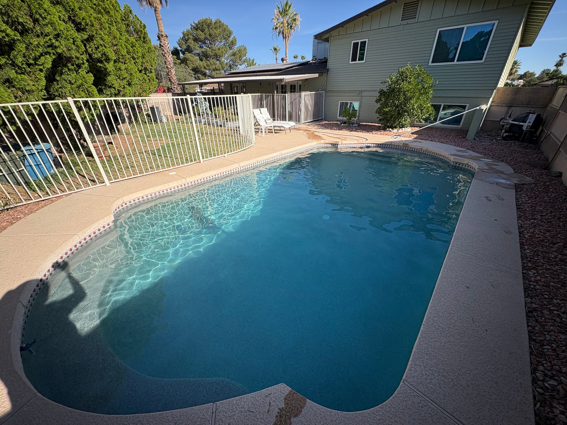 Gallery photos for Green Pool Drain, Wash and Filter Sand Change in Arizona: Image #2