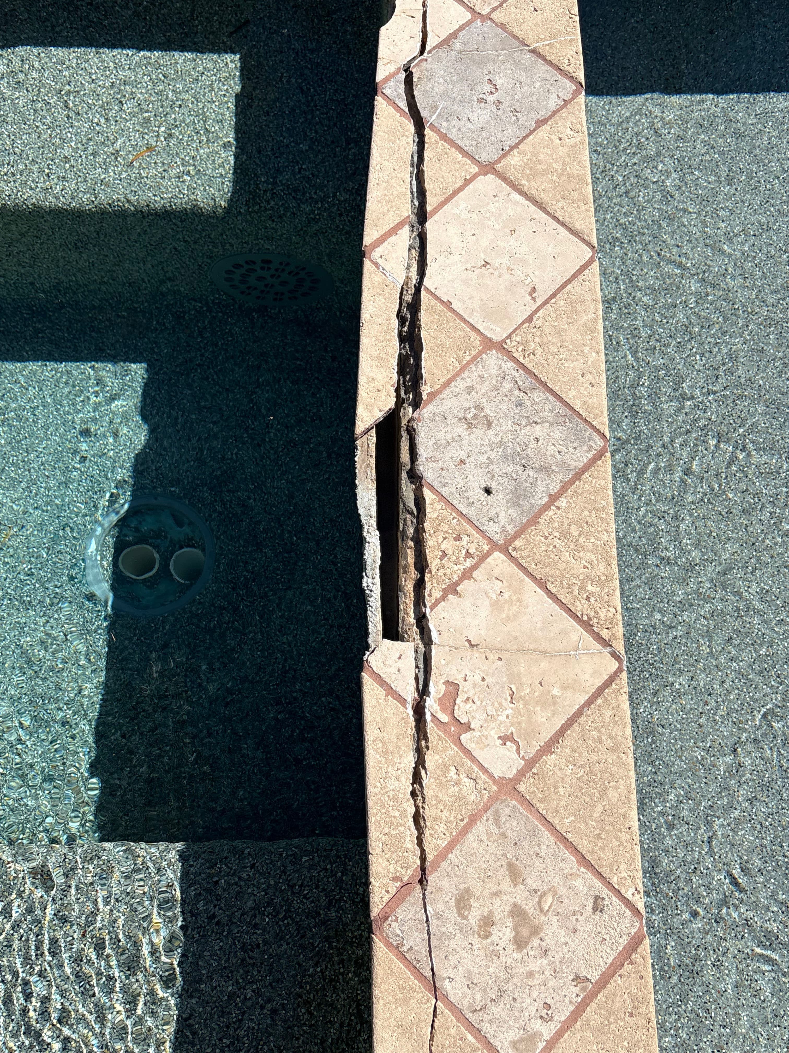 Project Spa Pebble Patch, Spillway Tile Replacement and Main Drain Cover Swap image