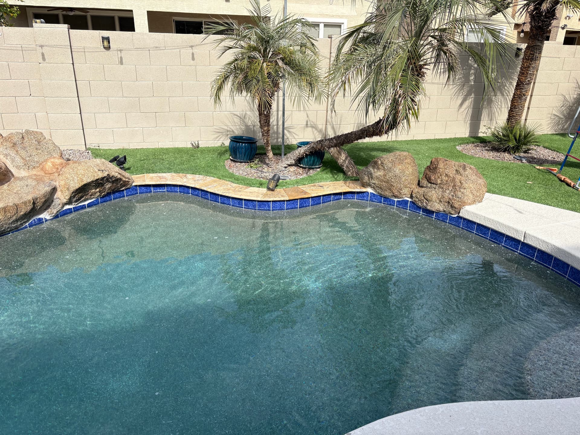 Pool Makeover with Travertine in Arizona