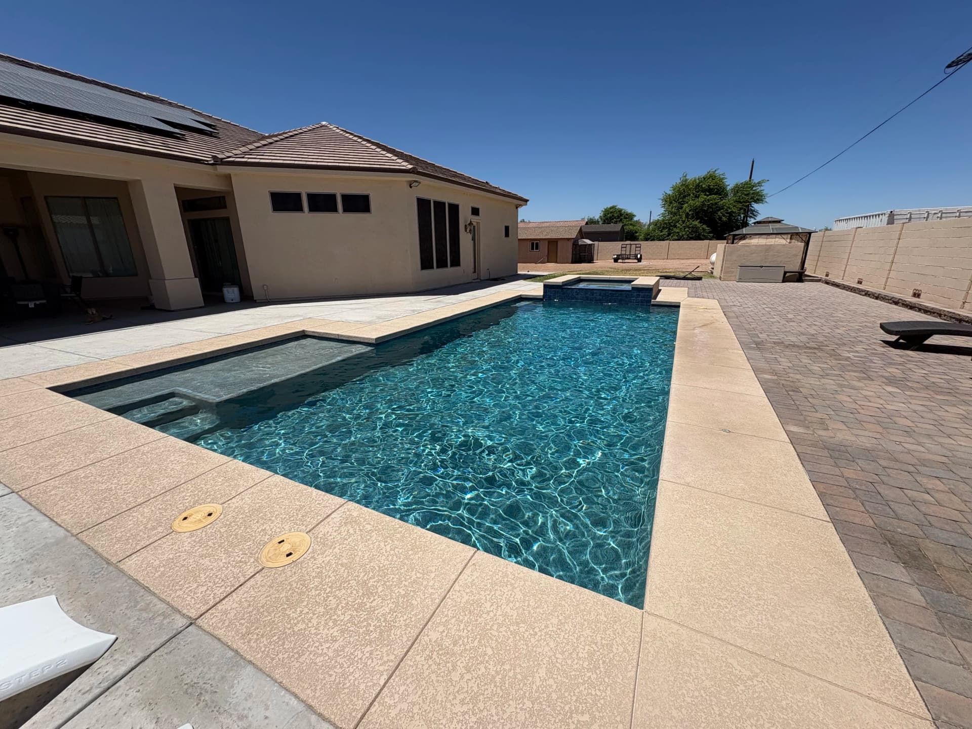 Gallery photos for Arizona Pool Waterline Tile Cleaned the Right Way: Image #3