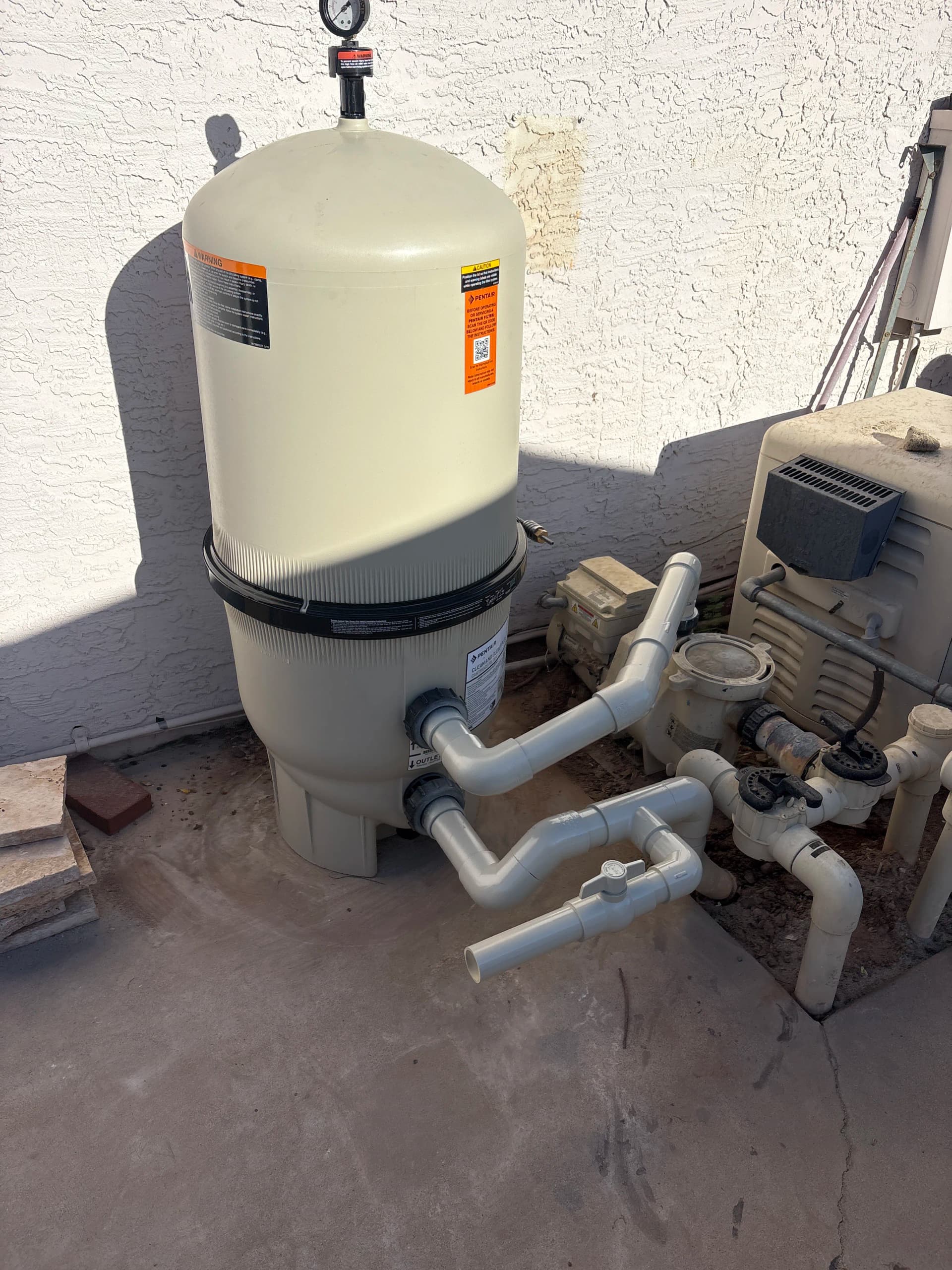 Gallery photos for Sand Filter Swapped for a Cartridge Filter - Plus a Full Pool Drain and Wash: Image #2
