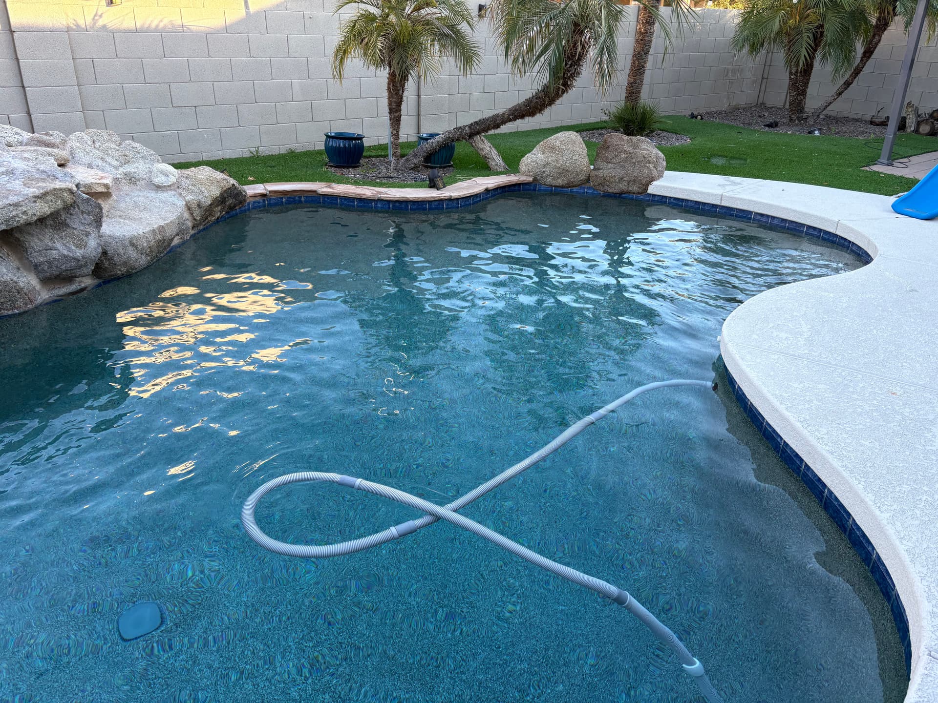 Pool Makeover with Travertine in Arizona