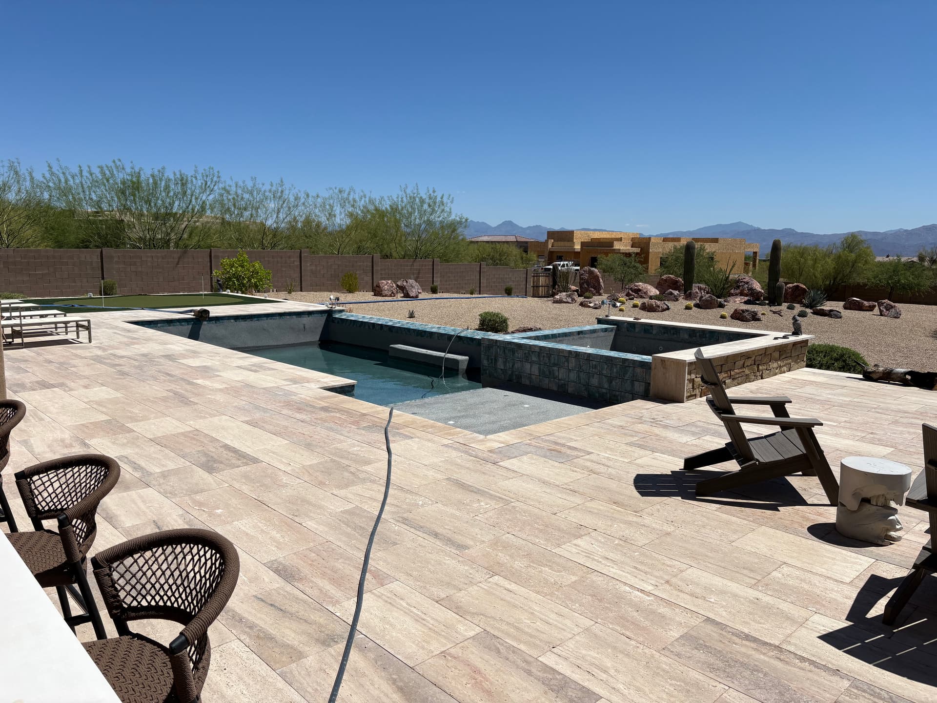 Pool Drain, Pro Wash and Tile Clean After Chemistry Lock image